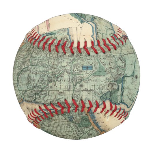 Gesundheitspolizeiliche und topographische Karte v Baseball (Vorderseite)