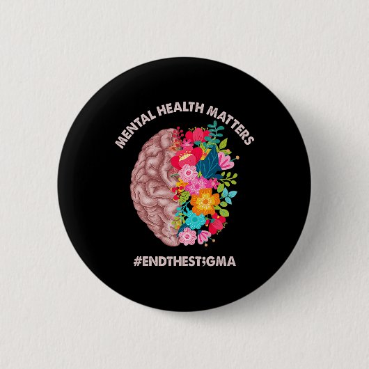Gesundheitsprobleme Aufklärung Monat Ende des Stig Button (Vorderseite)