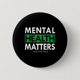 Gesundheitsprobleme beenden das Stigma-Bewusstsein Button