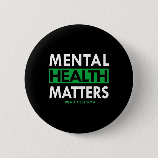 Gesundheitsprobleme beenden das Stigma-Bewusstsein Button (Vorderseite)