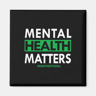 Gesundheitsprobleme beenden das Stigma-Bewusstsein Magnet