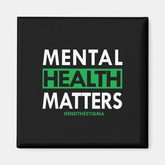 Gesundheitsprobleme beenden das Stigma-Bewusstsein Magnet (Vorne)