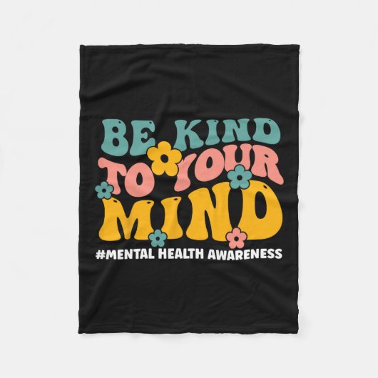 Gesundheitsprobleme beenden das Stigma Mental Heal Fleecedecke (Vorderseite)