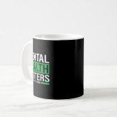 Gesundheitsprobleme beenden das Stigma Mental Heal Kaffeetasse (Vorderseite Links)