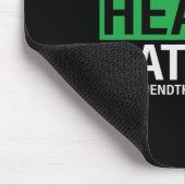 Gesundheitsprobleme beenden das Stigma Mental Heal Mousepad (Ecke)