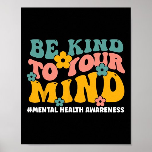 Gesundheitsprobleme beenden das Stigma Mental Heal Poster (Vorne)