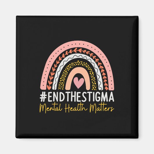 Gesundheitsprobleme beenden das Stigma Rainbow Boh Magnet (Vorne)