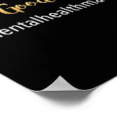 Gesundheitsprobleme Bewusstsein des menschlichen G Poster (Ecke)