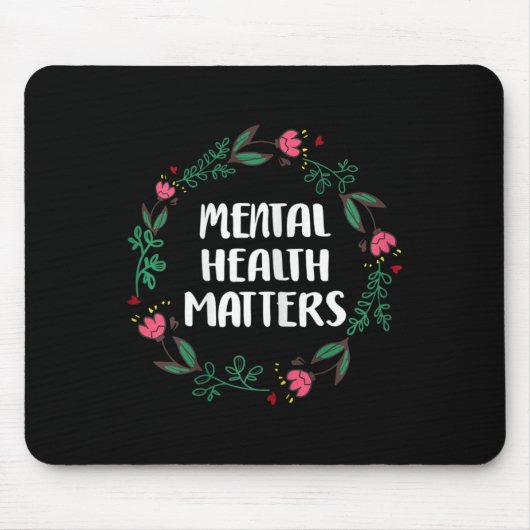 Gesundheitsprobleme Bewusstsein Suizidprävention Mousepad (Vorne)