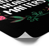 Gesundheitsprobleme Bewusstsein Suizidprävention Poster (Ecke)