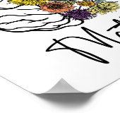 Gesundheitsprobleme Blume Gehirnpsychische Gesundh Poster (Ecke)