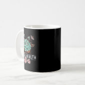 Gesundheitsprobleme Blume Gehirnselbstversorgung A Kaffeetasse (Vorderseite Links)