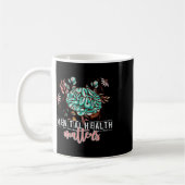 Gesundheitsprobleme Blume Gehirnselbstversorgung A Kaffeetasse (Links)