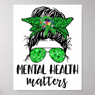 Gesundheitsprobleme - Bun-Geschenk Mental Health A Poster