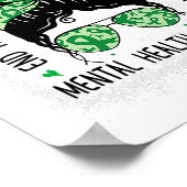 Gesundheitsprobleme: Bun Mental Health Awareness Poster (Ecke)