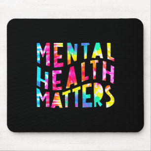 Gesundheitsprobleme Gefärbte Krawatte Psychische G Mousepad