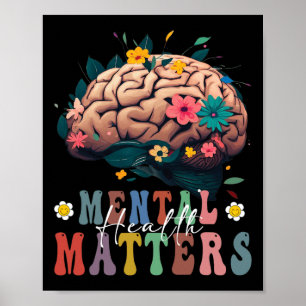 Gesundheitsprobleme Gehirnkrankheit Bewusstsein Vi Poster