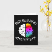 Gesundheitsprobleme glücklich Ende Stigma Bewussts Karte (Gelbe Blume)