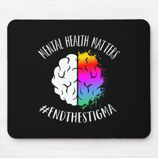 Gesundheitsprobleme glücklich Ende Stigma Bewussts Mousepad (Vorne)