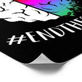 Gesundheitsprobleme glücklich Ende Stigma Bewussts Poster (Ecke)