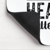 Gesundheitsprobleme Grün Mousepad (Ecke)