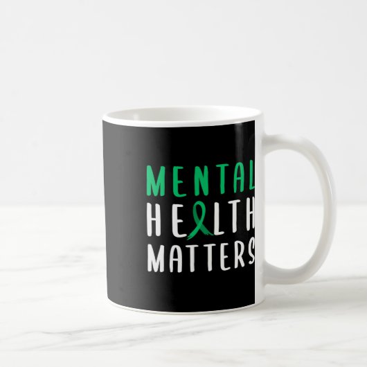 Gesundheitsprobleme Grüner Ribbon Kaffeetasse (Rechts)