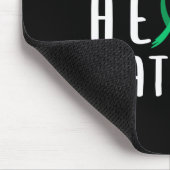 Gesundheitsprobleme Grüner Ribbon Mousepad (Ecke)