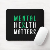 Gesundheitsprobleme Grüner Ribbon Mousepad (Mit Mouse)