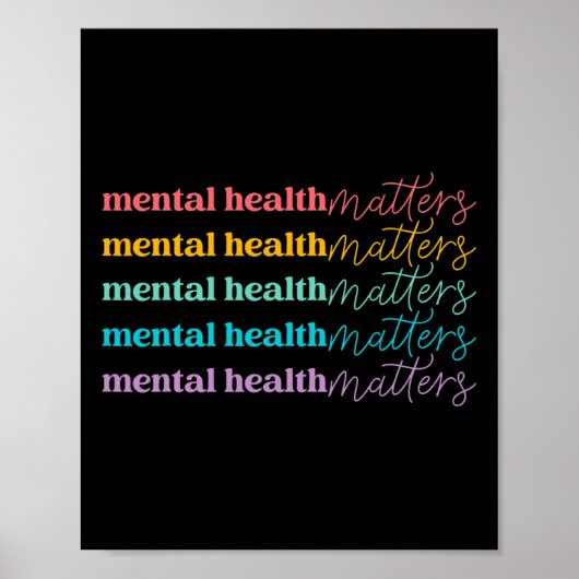 Gesundheitsprobleme: Kinderbetreuung und psychisch Poster (Vorne)