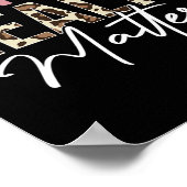 Gesundheitsprobleme Leopard Mental Health Awaren Poster (Ecke)