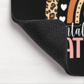 Gesundheitsprobleme Leopard Print Boho Rainbow Awa Mousepad (Ecke)