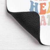 Gesundheitsprobleme seien nette Retro Mental Aware Mousepad (Ecke)