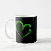 Gesundheitsprobleme Semicolon Herzerkrankung Monat Kaffeetasse (Links)