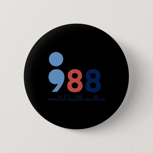 Gesundheitsprobleme Semicolon Suicide Hotline Prev Button (Vorderseite)