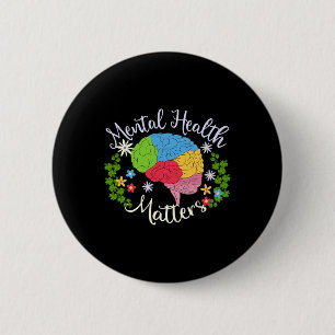 Gesundheitsprobleme verschenken menschliche Gehirn Button