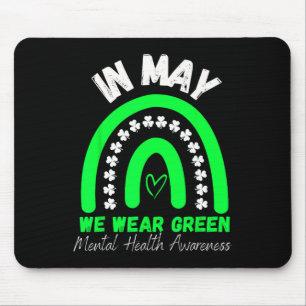 Gesundheitsprobleme Wir tragen grün Psychische Ges Mousepad