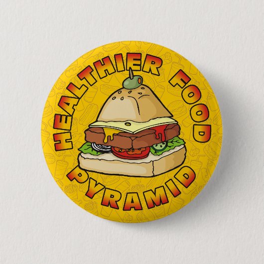 Gesundheitspyramide Button (Vorderseite)