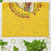 Gesundheitspyramide Geschirrtuch (Gefaltet)