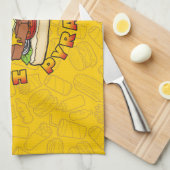 Gesundheitspyramide Geschirrtuch (Viertel Falte)