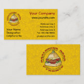 Gesundheitspyramide Visitenkarte (Vorne/Hinten)