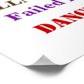 Gesundheitsschutz und Sicherheit - lustige, aber l Poster (Ecke)