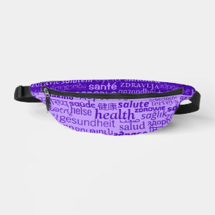 Gesundheitstext Mehrsprachiges Fanny Pack Wählen S Bauchtasche