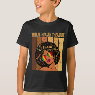 Gesundheitstherapeutin Afro Women Black History Mo T-Shirt