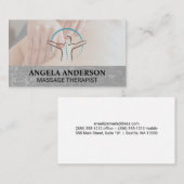 Gesundheitstherapie | Massage-Wellness-Center Visitenkarte (Vorne/Hinten)