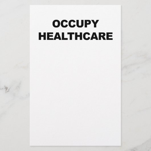 GESUNDHEITSVERSORGUNG BRIEFPAPIER (Vorderseite)