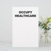 GESUNDHEITSVERSORGUNG BRIEFPAPIER (Stehend Vorderseite)