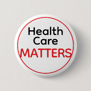 Gesundheitsversorgung IST WICHTIG Button