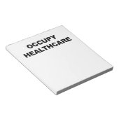GESUNDHEITSVERSORGUNG NOTIZBLOCK (angewinkelt)