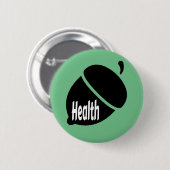 Gesundheitsvorsorge Button (Vorne & Hinten)