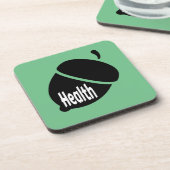 Gesundheitsvorsorge Getränkeuntersetzer (Linke Seite)